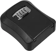 Homoyoyo 1 Set Key Storage Box with Combination Lock Outdoor Use Large Capacity for House Keys Id Cards Quick Installation Material