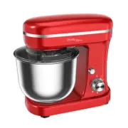Healthy Choice 5L Mix Master 1200W Kitchen Stand Mixer Bowl/Whisk/Dough Hook Red