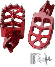 Motorcycle Footpegs Foot For HON&DA CRF250R CRF450R CRF 250 450 R CRF 250R 2016 Motorcycle Accessories Footrest Footpegs Foot Pegs Pedal Plate Foot Rests (Color : Red)