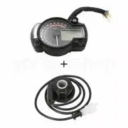 Universal LCD Digital Motorcycle Odometer 299KM/H Speedometer Tachometer MP33