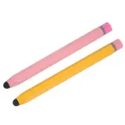 2pcs Stylus Pens for Touch Screens Hex Crayon Stylus Pen Capacitive Yellow Pink