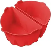 Silicone slow cooking pot, pot for slow cooking pot, 1 torque of the slow cooking pot, which is reusable for soup, oval shape 6-8 qt rice, 21.7 x 14 x 11 cm / 8.54 x 5.51 x 4.33 inches