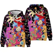 Nmaov The Amazing Digital Circus Kids Boys Girls Hooded Hoodie Sweatshirt Pullover Top 1 9-10 Years