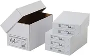 APP High White Copy Paper, Simple Design, A4, 93% Whiteness, 0.09 mm Thickness, 2,500 Sheets (500 Sheets x 5 Books)