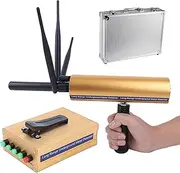 Metal Detectors for Adults, High Sensitivity Metal Locator Detection Depth 15 m 1200 m Long Range Handheld Underground Gold Detector Pinpointer with 3 Antennas Rechargeable Treasure Scanner Gold