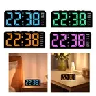 Digital Alarm Clock LED Clock Brightness Adjustment Professional with Atmosphere