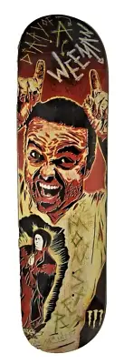 NEW Diary of a WEEMAN Jason Acuna Skateboard-Monster Drink Promo Jackass Collect