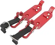 Roof Rack Shovel Holder Heavy Duty Metal Rubber Clamp Mounting Kit for Car Truck Garage (Red)