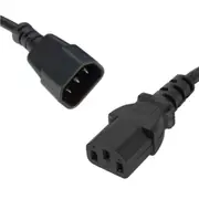 8ware RC-3080 1.8m Power Cable Extension IEC-C14 to IEC-C13 Male to Female