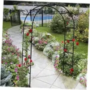 Garden Arch Trellis for Climbing Plants, Metal Wedding Arch Flowers Frame