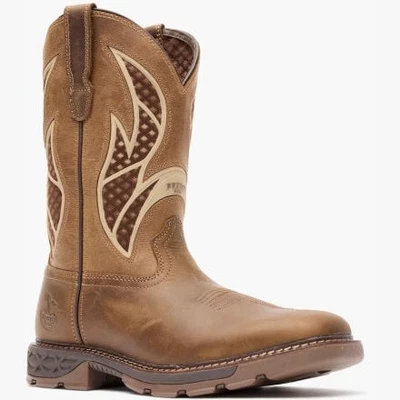 GEORGIA BOOT Men’s 11” Carbo-Tec FLX Pull-on with InsulKul™ Soft Toe Work Boot B