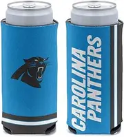 WinCraft Carolina Panthers 12 oz Slim Can Cooler