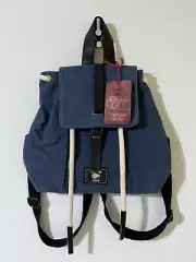 NWT OLD COTTON CARGO New Santa Rose Blue Canvas Backpack Turkey