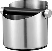 TOPPERFUN Espresso Waste Bucket Coffee Bin Stainless Steel Semi-Automatic Machine Powder Bucket Easy Clean