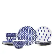 Vietri Santorini Assorted 12 Piece Place Setting
