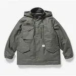 WTAPS 20AW WSFM / JACKET / COTTON. TWILL 連帽外套 夾克 軍綠（S)