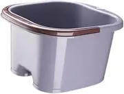 Foot Bath SPA Tub Foot Bucket Foot Bathtub Sturdy for Soaking Household Home Lightweight Foot Bath Basin Foot SPA Basin, Violet