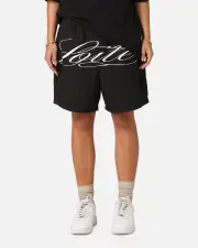 [LOITER] Loiter Script Walk Shorts Black - Size S S Black