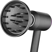 Hair Diffuser Attachment Nozzles for Dy-son Supersonic Hair Dryer HD01 HD02 HD03 HD04 HD08 HD15 Tools Accessaries Parts, Upgraded Magne-tic Diffuser Attachment, Black