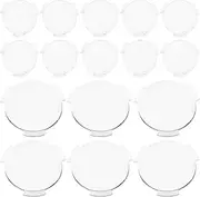 JECOMPRIS 20pcs Biconvex Lenses Vr Accessories Vr Lens Replacement Lens Biconvex Lens for Vr Haptic Vest Diy Cardboard Lens Vr Lenses Winged Pc Plastic Glasses Second Generation