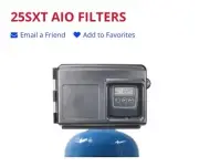 Fleck 25SXT AIO Filter 1.0 Cubic Ft 10” X 44” Katalox Media 3/4” Stainless BP