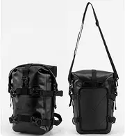 Senyango 8L Motorcycle Side Bag with Shoulder Strap Side Frame Bag, Waterproof Motor Crash Bar Bag Detachable Scratch Resistant Riding Tools Accessories, MSB-01