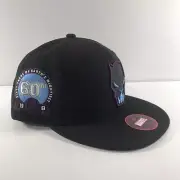 MARVEL BLACK PANTHER 60TH ANNIV COMIC ALL OVER YOUTH KIDS SNAPBACK HAT BLACK...