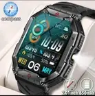 Military Compass Smart Watch Men Screen LED GPS Sport 650mAh Bluetooth Call 2024