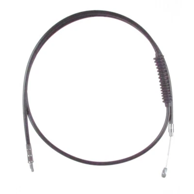 Black Vinyl Coated +12" Clutch Cable 1990-1999 Harley-Davidson Softail Fatboy