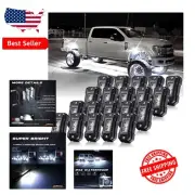 High Power LED Rock Lights - 20 Pods with 180° Illumination for All Vehicles