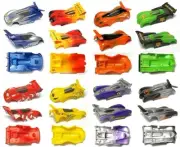 2002-03 SET of 8 Micro ScaleXtric Slot Car Bodies, New Never Mounted!