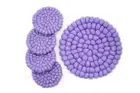 Lavender Wool Trivet| Woolen Trivets| Trivet For Your Decoration| Durable Trivet