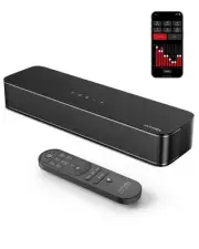 2.1ch Mini Sound Bar for TV, Built-in Subwoofer, APP Control, Peak Power 120W...