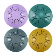 4.5 Inches Steel Tongue Drum 8-tone Children Music Toys Ethereal Drum Zen