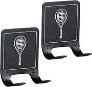 Wall Mounted Racket Rack,Tennis Racket Holder for Garage | Sports Equipment Accessories, Space-Saving Vertical Display Stand for Badminton, Tennis Paddle