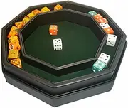 Let's Play Games Premium 20 cm Dice Tray - Black