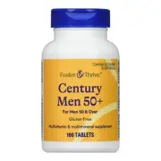 Century Men 50 Plus 100 Tabs by Foster And Thrive