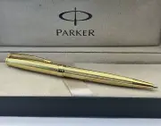 Excellent Parker Sonnet Ballpoint Pen Gold Circle Gold 0.5mm Blue Ink Refill