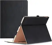ProCase for iPad Pro 12.9 2017/2015 Case (1st & 2nd Generation), Stand Folio Case Cover for iPad Pro 12.9 Inch (Old Model 2017/2015), with Multiple Viewing Angles, Pencil Holder -Black
