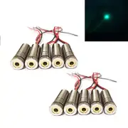 10pcs 505nm ±10nm 20mW 3-5V grass green dot Laser Diode Module 12x35mm