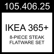 IKEA IKEA 365+ 8-piece Steak Flatware Set Stainless Steel 105.406.25