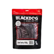 Blackdog Beef Jerky Dog Treats 500g