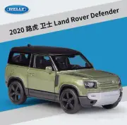 Welly 1:36 Land Rover Defender 2020 Green Diecast Pullback Model Car New