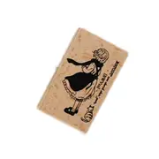 moodtape vintage wood clear stamp for DIY scrapbooking/photo album Decorative stamp sunflower tulip stamp seal
