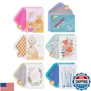 Papyrus All Occasion Blank Card Assortment (6-Count)