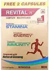 Revital H Men Multivitamin With Calcium, Zinc & Ginseng (36 Capsules)