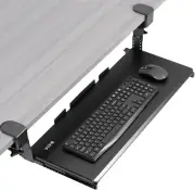 Large Height Adjustable Under Desk Keyboard Tray, C-clamp Mount System, 27 (3...