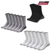 Dickies 12 Pair Crew Work Socks Dri-Tech Mens Extra Thick Reinforced Size 6-13