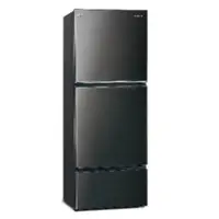 在飛比找ETMall東森購物網優惠-Panasonic國際牌496公升三門變頻晶漾黑冰箱NR-C