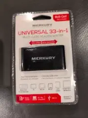 Merkury Universal 33-in-1 High Speed Multi-Card Reader/Writer -New In Package